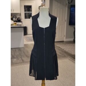 Deca de Vous a Nous Tunique Vaspo Taille 2 Medium Full Zip Black